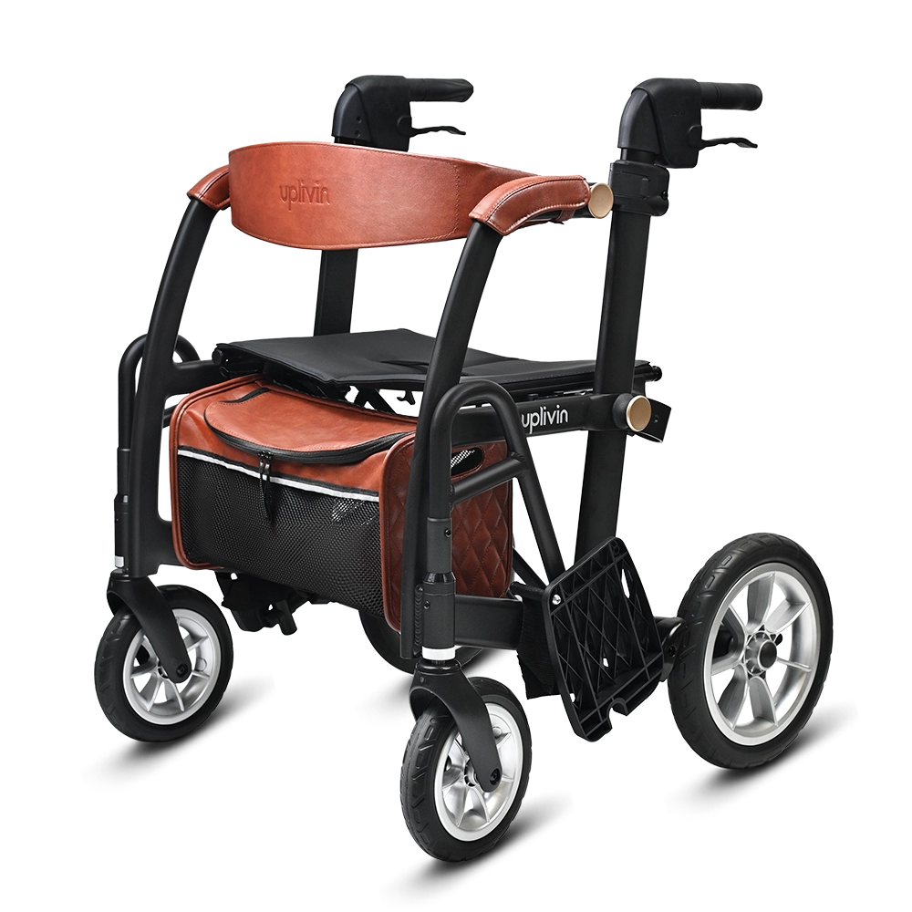 Glide 2 in 1 Rollator & Transport Chair - uplivin