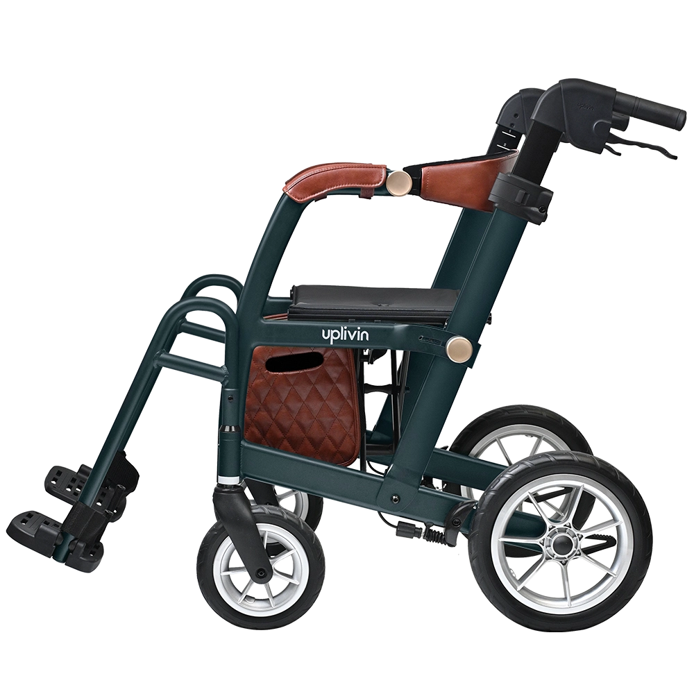 Glide 2 in 1 Rollator & Transport Chair - uplivin