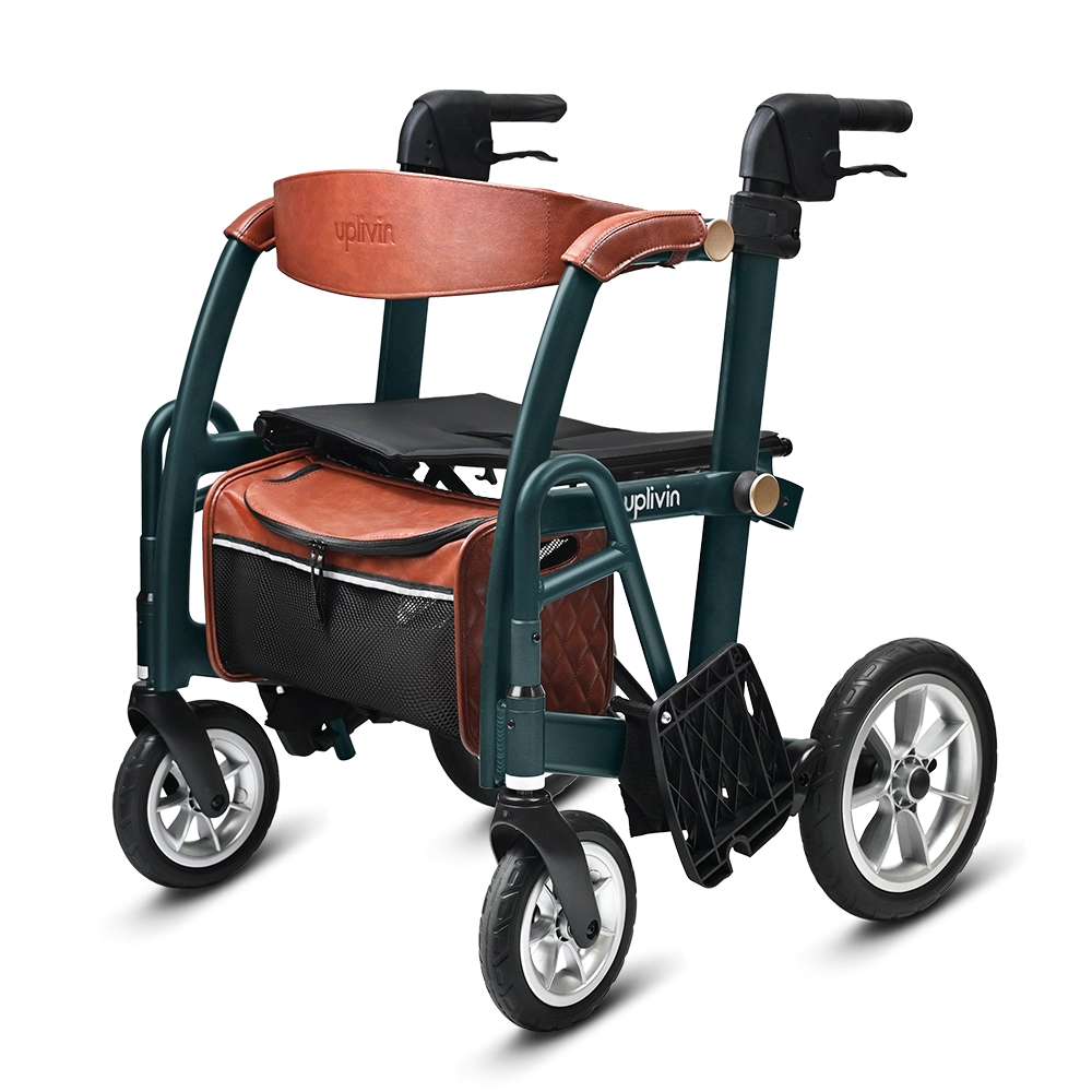 Glide 2 in 1 Rollator & Transport Chair - uplivin