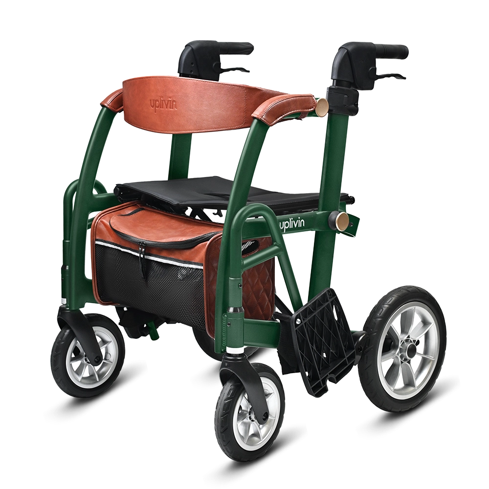 Glide 2 in 1 Rollator & Transport Chair - uplivin