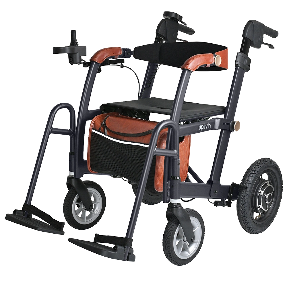 Glide 3 in 1 Electric Rollator & Transport Chair - uplivin