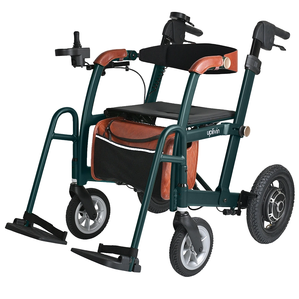 Glide 3 in 1 Electric Rollator & Transport Chair - uplivin