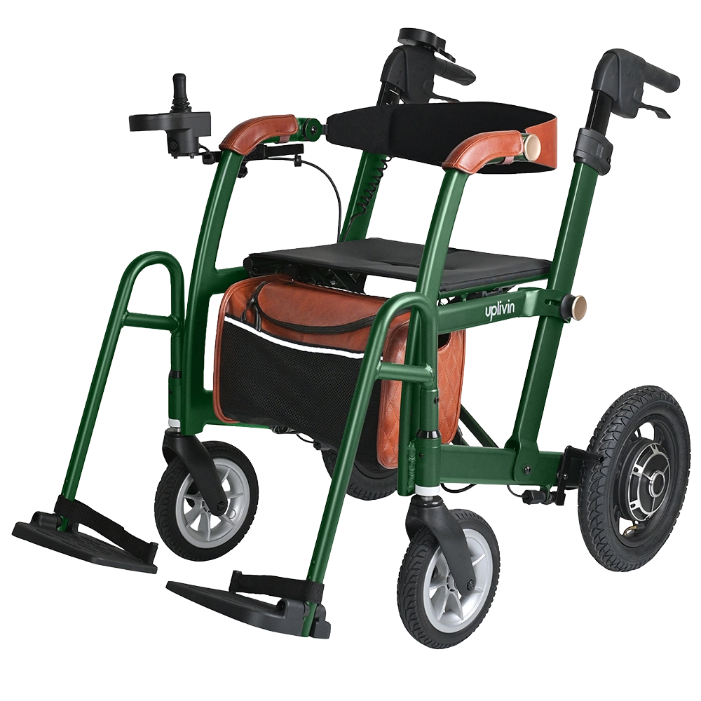 Glide 3 in 1 Electric Rollator & Transport Chair - uplivin