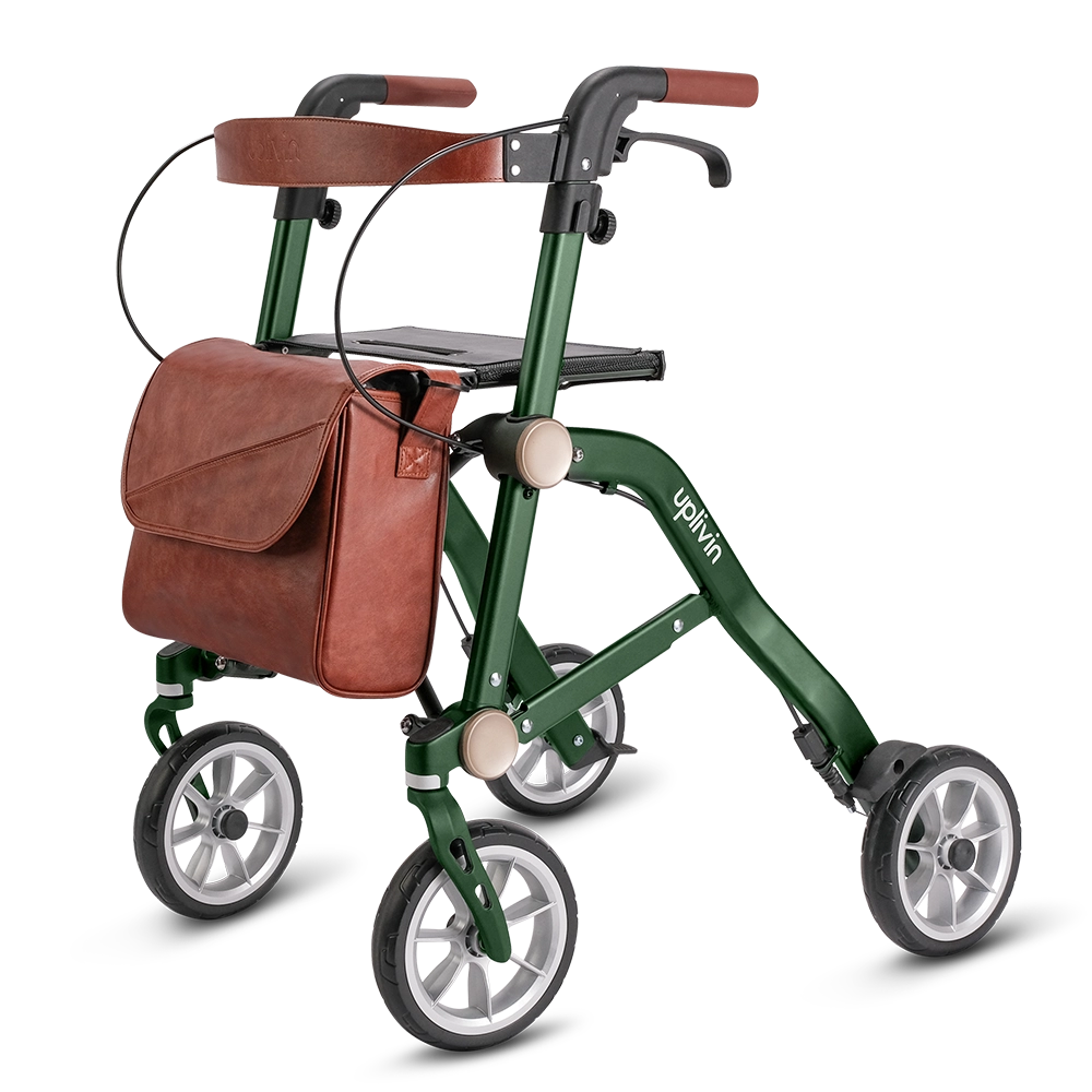 Trive 1 Step Double Folding Rollator - uplivin