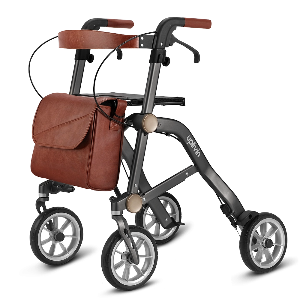 Trive 1 Step Double Folding Rollator - uplivin