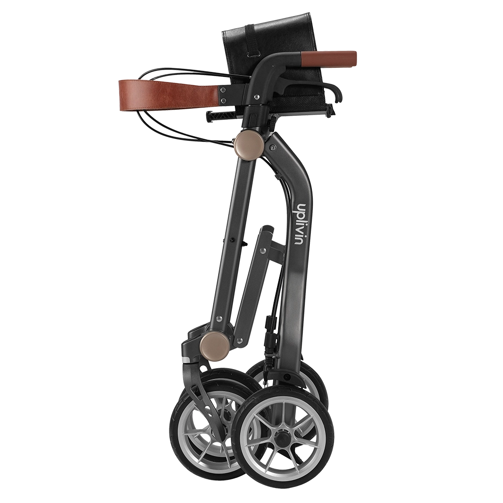 Trive 1 Step Double Folding Rollator - uplivin