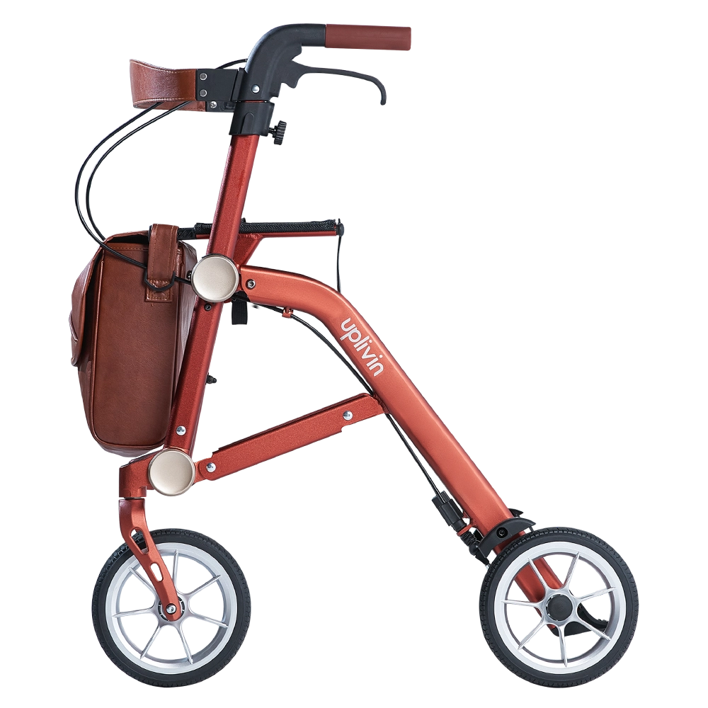 Trive 1 Step Double Folding Rollator - uplivin