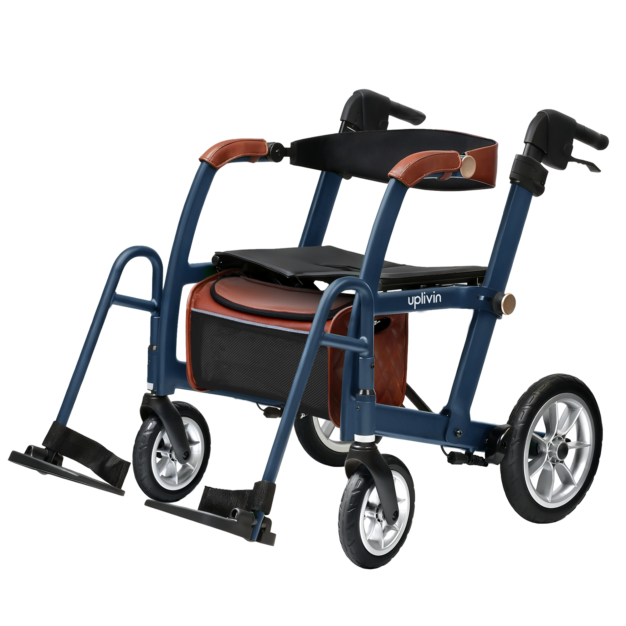 Glide 2 in 1 Rollator & Wheelchair - uplivin