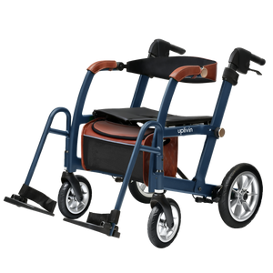 Glide 2 in 1 Rollator & Wheelchair - uplivin