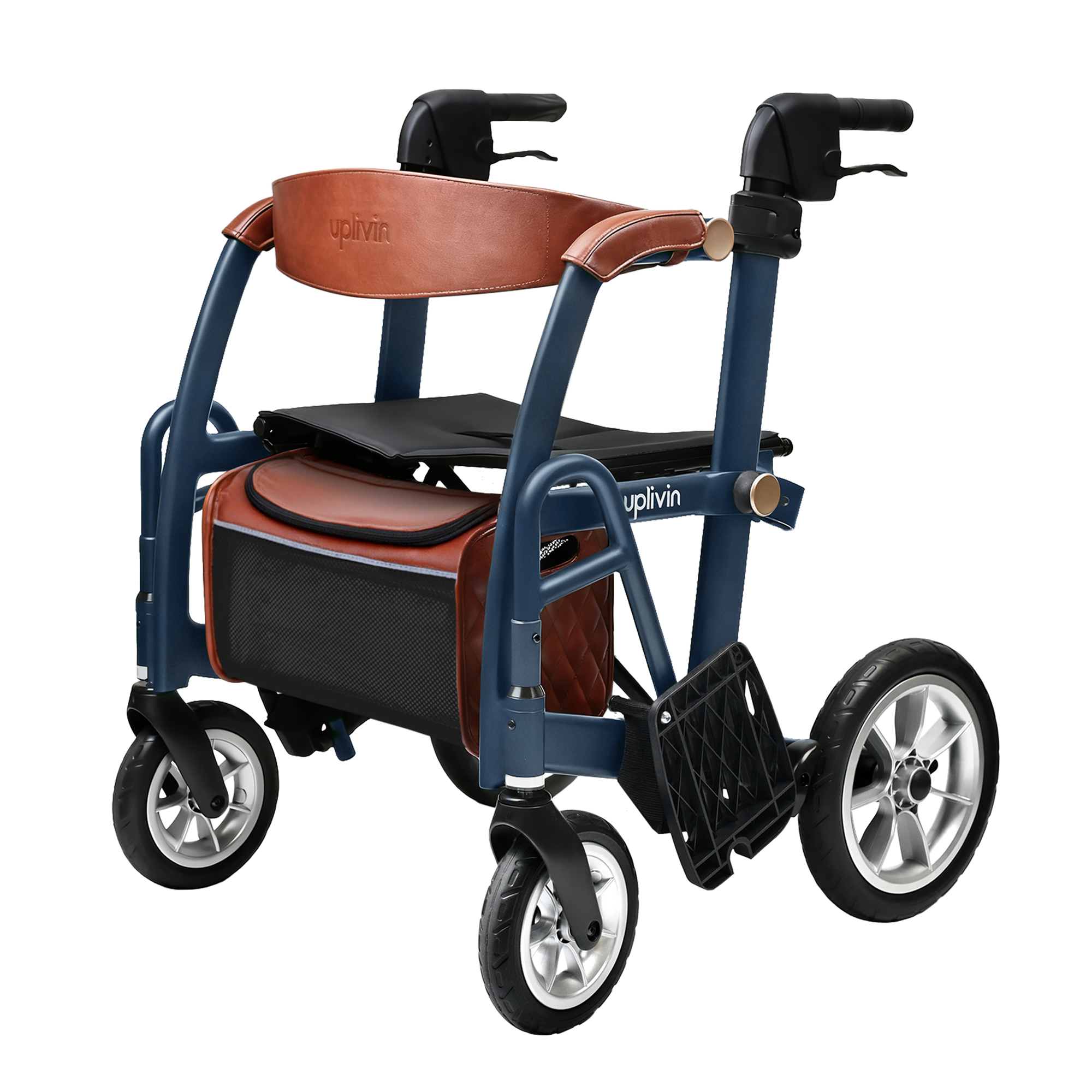 Glide 2 in 1 Rollator & Wheelchair - uplivin