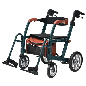 Glide 2 in 1 Rollator & Transport Chair - uplivin
