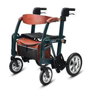 Glide 2 in 1 Rollator & Transport Chair - uplivin