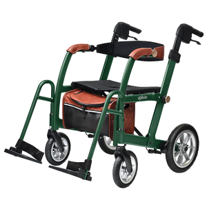 Glide 2 in 1 Rollator & Transport Chair - uplivin