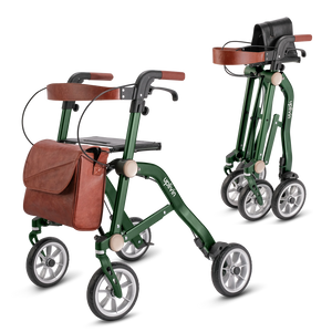 Trive 1 Step Double Folding Rollator - uplivin
