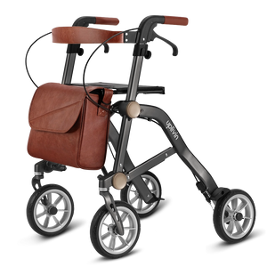 Trive 1 Step Double Folding Rollator - uplivin