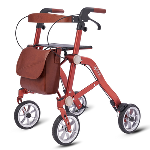 Trive 1 Step Double Folding Rollator - uplivin
