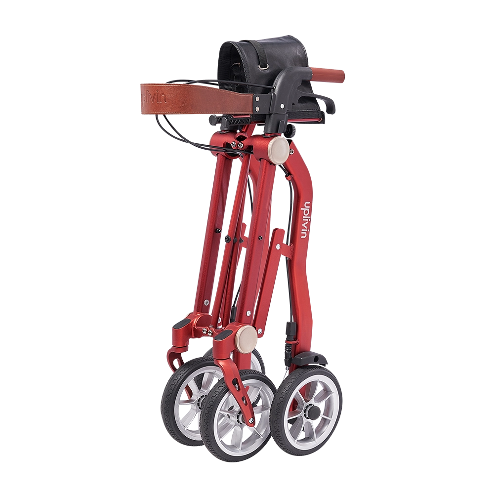 Trive 1 Step Double Folding Rollator - uplivin