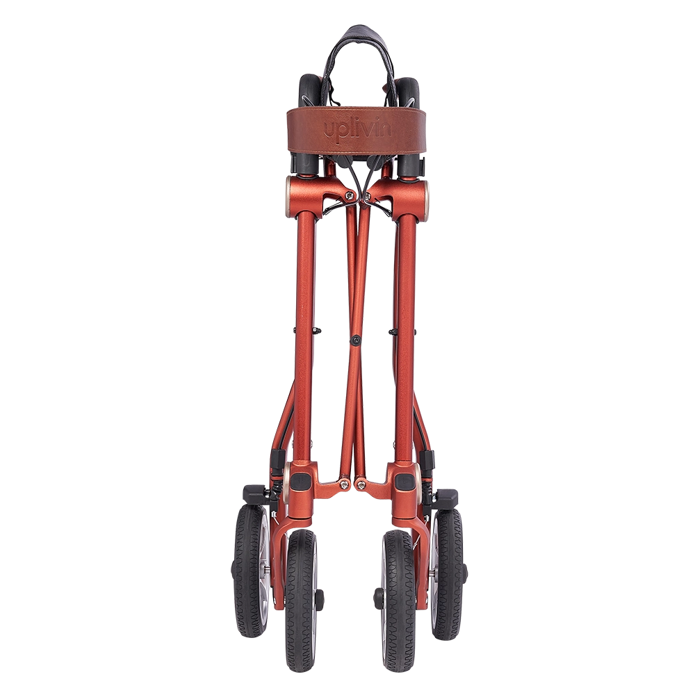 Trive 1 Step Double Folding Rollator - uplivin